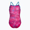 Costum de baie dintr-o singură piesă pentru copii arena Daly Light Drop Back freak rose/blue china