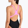 Costum de înot dintr-o piesă pentru femei arena Imaginary Swim Pro Back black/shocking pink/multi 9