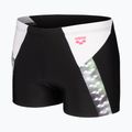 Boxeri de înot pentru bărbați arena Stripe Swim Short black/white/multi 3