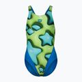 Costum de înot dintr-o piesă pentru copii  arena Star Shaped Swim Tech L blue river/soft green/multi