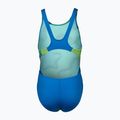 Costum de înot dintr-o piesă pentru copii  arena Star Shaped Swim Tech L blue river/soft green/multi 2