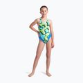 Costum de înot dintr-o piesă pentru copii  arena Star Shaped Swim Tech L blue river/soft green/multi 6