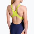 Costum de înot dintr-o piesă pentru copii arena Light Tricks Swim Pro Back navy/soft green/multi 9