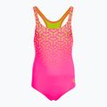 Costum de baie dintr-o bucată pentru copii arena Kikko V Swim Pro Back shocking pink / soft green