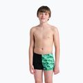 Boxeri de înot pentru copii arena Foam Swim Short black/soft green multi 5