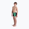 Boxeri de înot pentru copii arena Foam Swim Short black/soft green multi 6