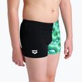 Boxeri de înot pentru copii arena Foam Swim Short black/soft green multi 8