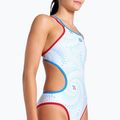 Costum de baie dintr-o singură piesă pentru femei arena One Fireflow Double Cross red/blue river/white multi 4