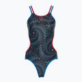 Costum de baie dintr-o singură piesă pentru femei arena  One Fireflow Double Cross blue river/red/black multi