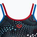 Costum de baie dintr-o singură piesă pentru femei arena  One Fireflow Double Cross blue river/red/black multi 3