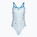 Costum de baie dintr-o singură piesă pentru femei arena Fireflow Challenge Back blue river/white multi