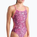 Costum de înot dintr-o piesă pentru femei arena Pink Dahlia Lace Back shocking pink/multi 5