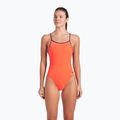 Costum de înot dintr-o piesă pentru femei arena Lace Back Solid bright coral/plum