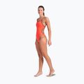 Costum de înot dintr-o piesă pentru femei arena Lace Back Solid bright coral/plum 2