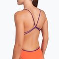 Costum de înot dintr-o piesă pentru femei arena Lace Back Solid bright coral/plum 5