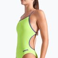 Costum de înot dintr-o piesă pentru femei arena Lace Back Solid artic lime/future dusk 4