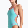 Costum de înot dintr-o piesă pentru femeiarena Lace Back Solid water/shocking pink 4