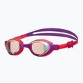 Ochelari de înot pentru copii arena Air Jr Mirror yellow copper/plum/bright coral