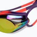 Ochelari de înot arena Tracks Mirror copper/plum/bright coral 5