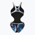 Costum de baie dintr-o piesă pentru femei arena One Print Tech Back black multi/white 2