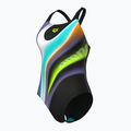 Costum de baie dintr-o piesă pentru femei arena Water Fluids Swim Pro Back black multi/black 4