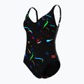Costum de baie dintr-o piesă pentru femei arena Abyss U Back multi black/black 4