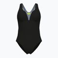 Costum de baie întreg pentru femei arena Control Pro Solid black/sea foam