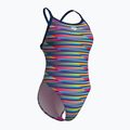 Costum de baie dintr-o piesă pentru femei arena Racing Stripe Xcriss Cross navy multi/navy 3