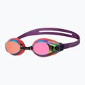 Ochelari de înot arena Zoom X-Fit Mirror copper/bright coral/plum