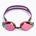 Ochelari de înot arena Zoom X-Fit Mirror copper/bright coral/plum 2