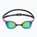 Ochelari de înot arena Cobra Ultra Swipe Mirror emerald/plum/cyber lime 2