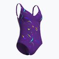 Costum de baie dintr-o piesă pentru femei arena Abyss U Back multi plum/plum 3