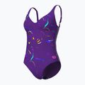Costum de baie dintr-o piesă pentru femei arena Abyss U Back multi plum/plum 4
