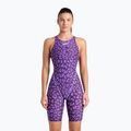 Costum de baie dintr-o piesă pentru femei  arena Powerskin ST Next LE Open Back leopard skin violet