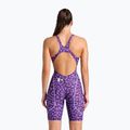 Costum de baie dintr-o piesă pentru femei  arena Powerskin ST Next LE Open Back leopard skin violet 3