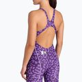 Costum de baie dintr-o piesă pentru femei  arena Powerskin ST Next LE Open Back leopard skin violet 5