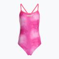 Costum de baie dintr-o singură piesă pentru femei arena Tie-Dye Challenge Back Allover shocking pink multi/shocking pink