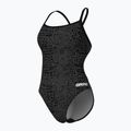 Costum de baie întreg pentru femei arena Snake Skin Challenge black/team black 4
