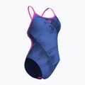 Costum de baie întreg pentru femei arena Arch Lace Back multi blue/navy/shocking pink 3