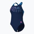 Costum de baie întreg pentru femei arena Flowing V Back navy/turquoise 4