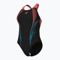 Costum de baie întreg pentru femei arena Blast V Back black/calypso coral 4