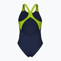 Costum de baie întreg pentru femei arena Blast V Back navy/artic lime 2