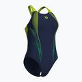 Costum de baie întreg pentru femei arena Blast V Back navy/artic lime 3