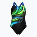 Costum de baie întreg pentru femei arena Bloom Swim Pro Back Lb multi black/black/blue china