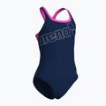 Costum de baie întreg pentru femei arena Logo Swim Pro navy/shocking pink 3