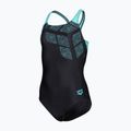 Costum de baie întreg pentru copii arena Kikko Swim Pro Back black/water 3