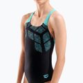 Costum de baie întreg pentru copii arena Kikko Swim Pro Back black/water 8