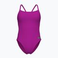 Costum de baie întreg pentru femei Arena Team Swimsuit Challenge Solid very fuchsia/team green