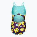 Costum de baie întreg pentru copii arena Spring Lightdrop Back plum multi/water 2
