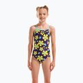 Costum de baie întreg pentru copii arena Spring Lightdrop Back plum multi/water 5